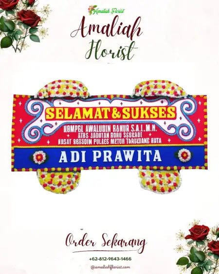 Papan Bunga Ucapan Selamat Cicarimanah